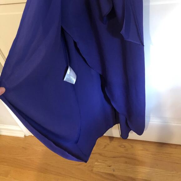 BCBGeneration Purple Wrap Maxi Dress - Picture 6 of 9